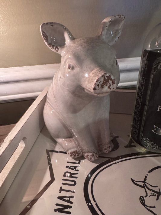 Glass pig